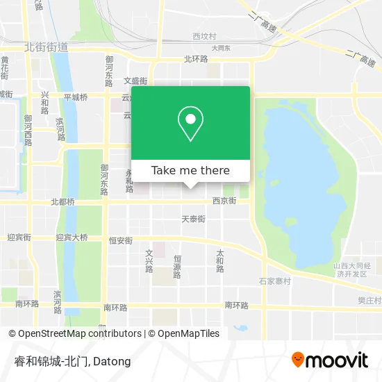 睿和锦城-北门 map