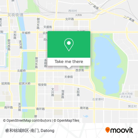 睿和锦城B区-南门 map