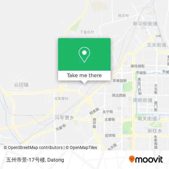 五州帝景-17号楼 map