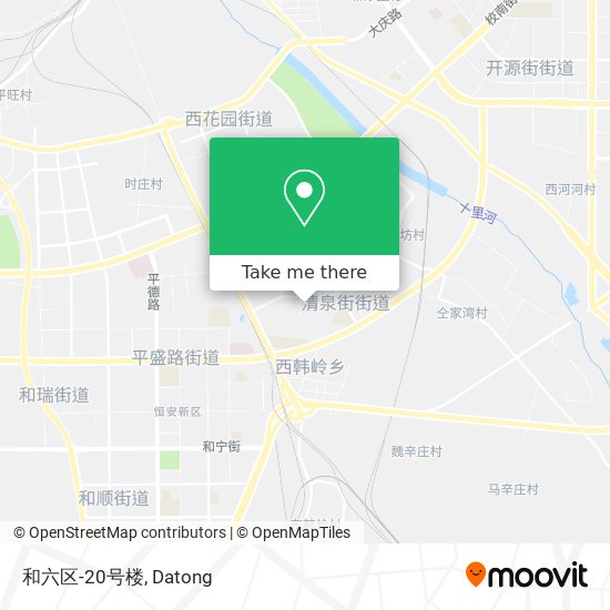 和六区-20号楼 map