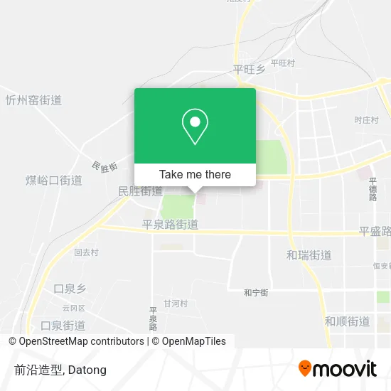 前沿造型 map