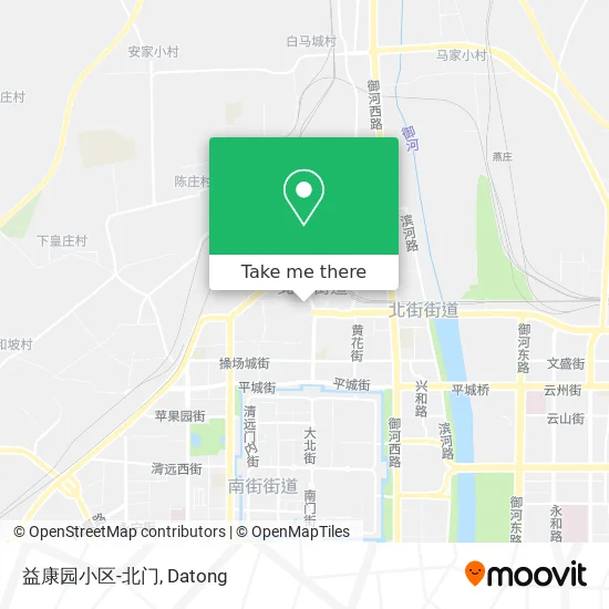 益康园小区-北门 map