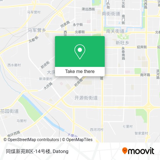 同煤新苑B区-14号楼 map