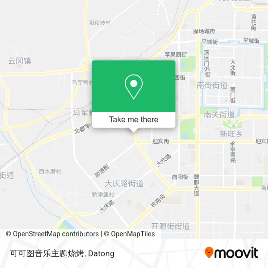 可可图音乐主题烧烤 map