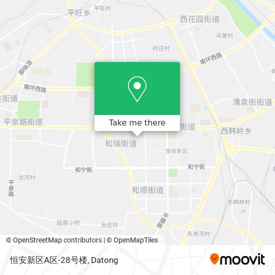 恒安新区A区-28号楼 map