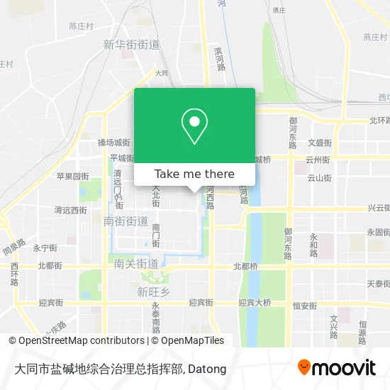 大同市盐碱地综合治理总指挥部 map
