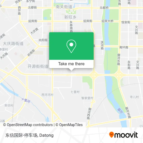 东信国际-停车场 map