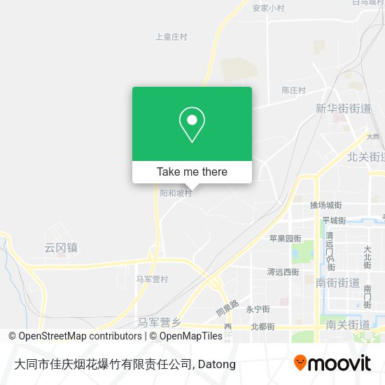 大同市佳庆烟花爆竹有限责任公司 map