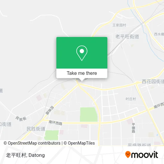 老平旺村 map