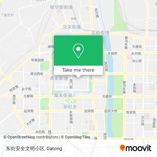 东街安全文明小区 map