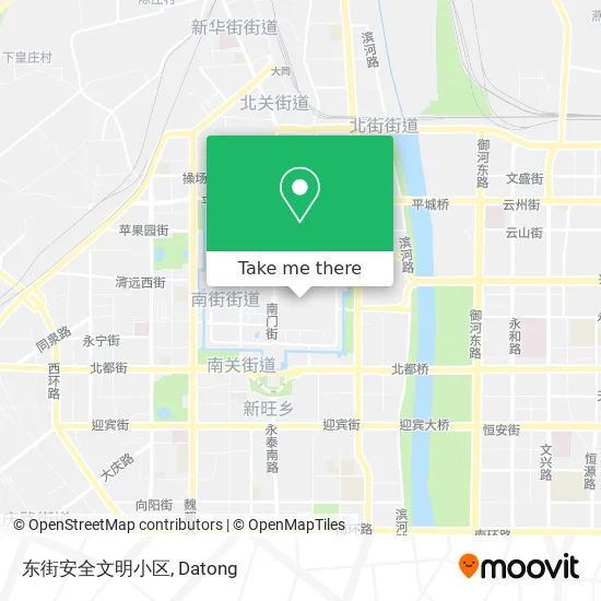 东街安全文明小区 map