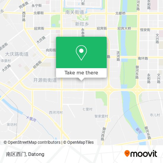 南区西门 map