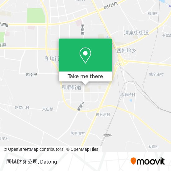 同煤财务公司 map