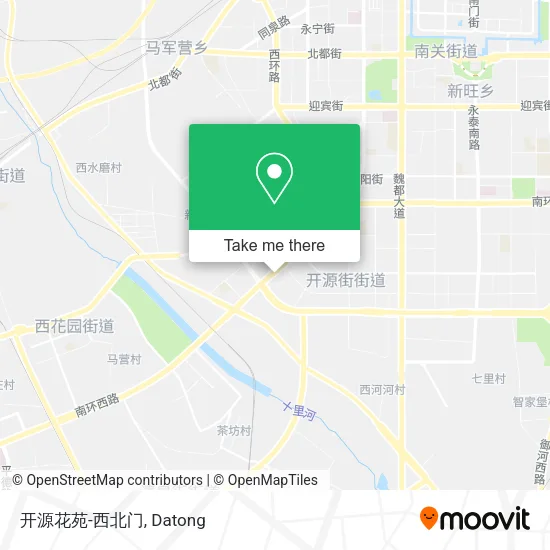 开源花苑-西北门 map