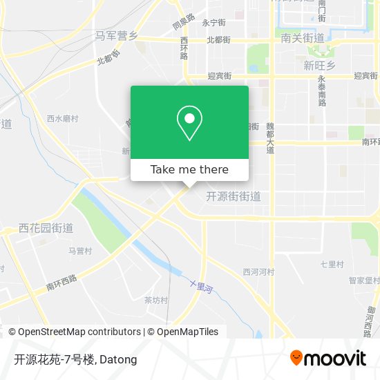 开源花苑-7号楼 map