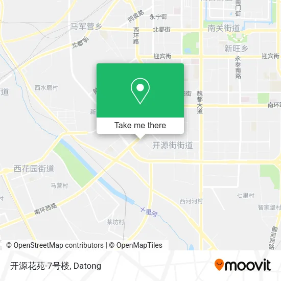 开源花苑-7号楼 map