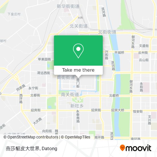 燕莎貂皮大世界 map