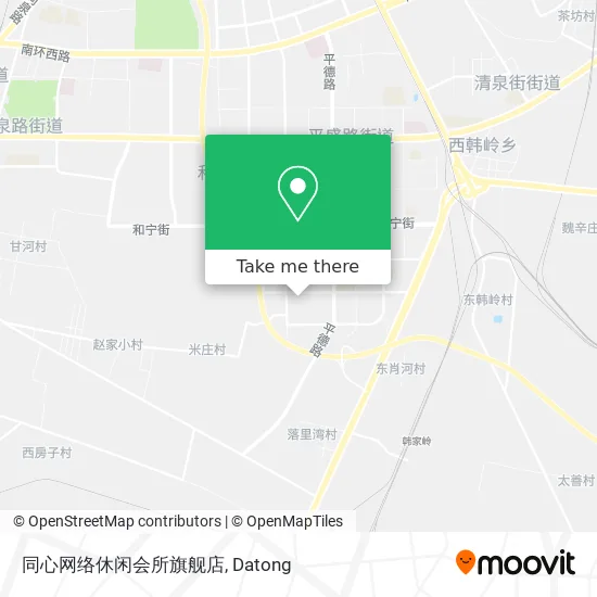 同心网络休闲会所旗舰店 map