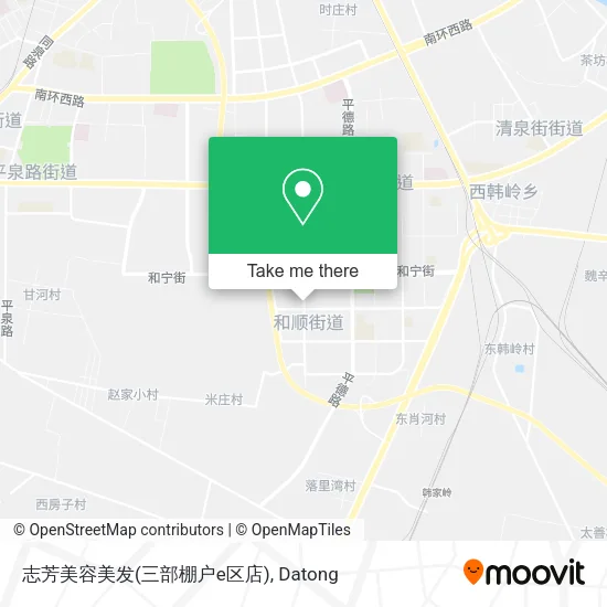 志芳美容美发(三部棚户e区店) map