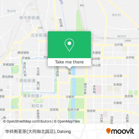 华祥阁茗茶(大同御北园店) map