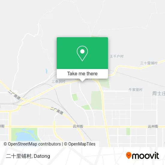 二十里铺村 map