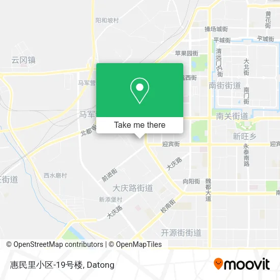 惠民里小区-19号楼 map