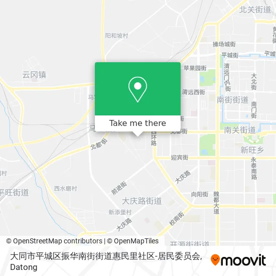 大同市平城区振华南街街道惠民里社区-居民委员会 map
