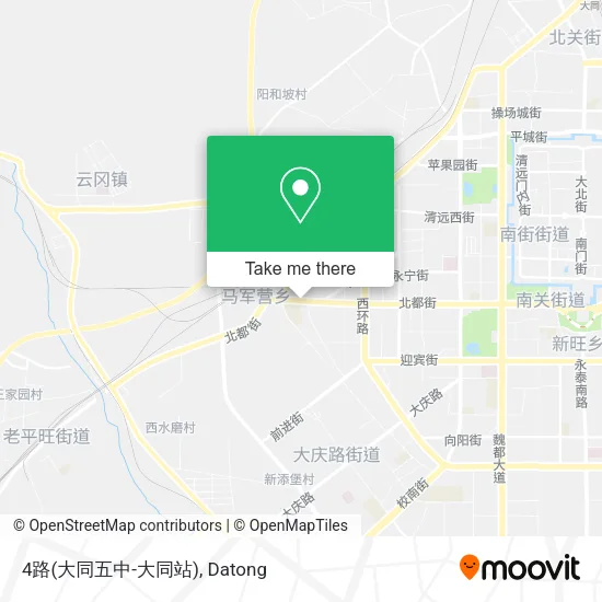 4路(大同五中-大同站) map