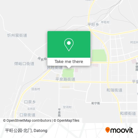 平旺公园-北门 map