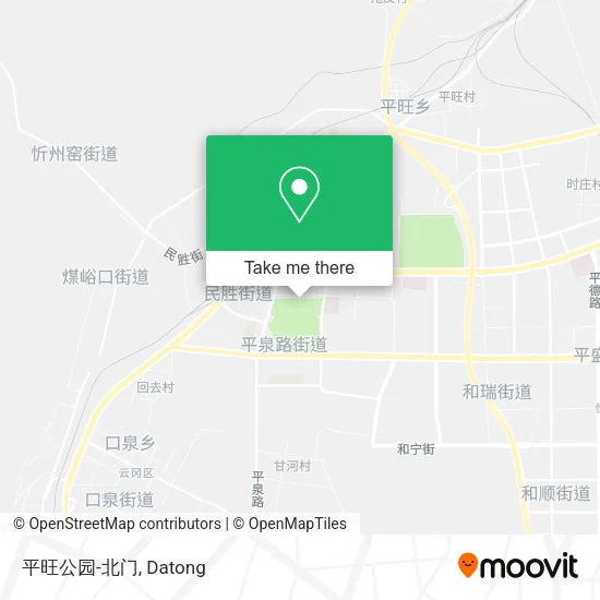 平旺公园-北门 map