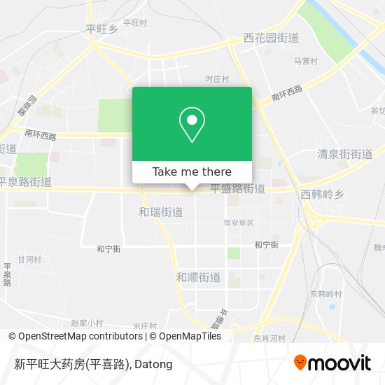 新平旺大药房(平喜路) map