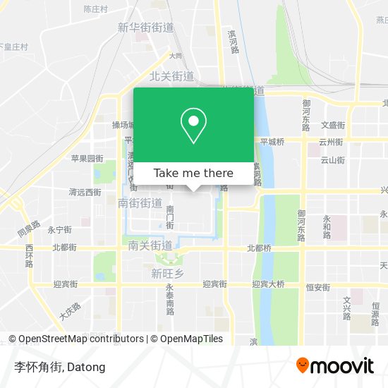 李怀角街 map