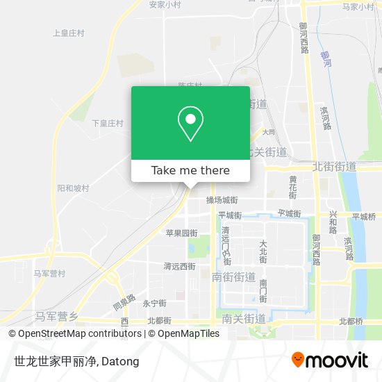 世龙世家甲丽净 map