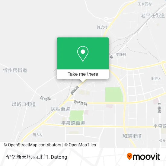 华亿新天地-西北门 map