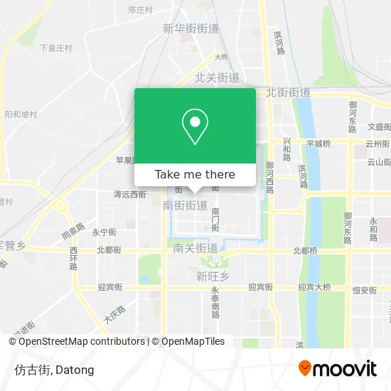 仿古街 map