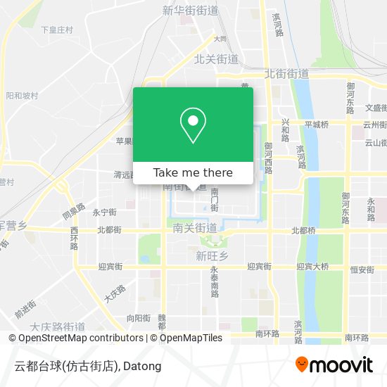 云都台球(仿古街店) map