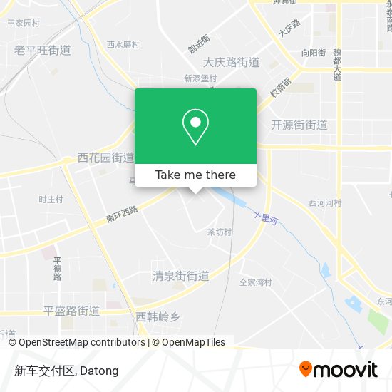 新车交付区 map