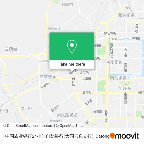 中国农业银行24小时自助银行(大同云泉支行) map