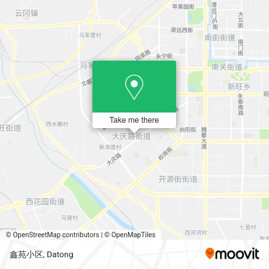 鑫苑小区 map
