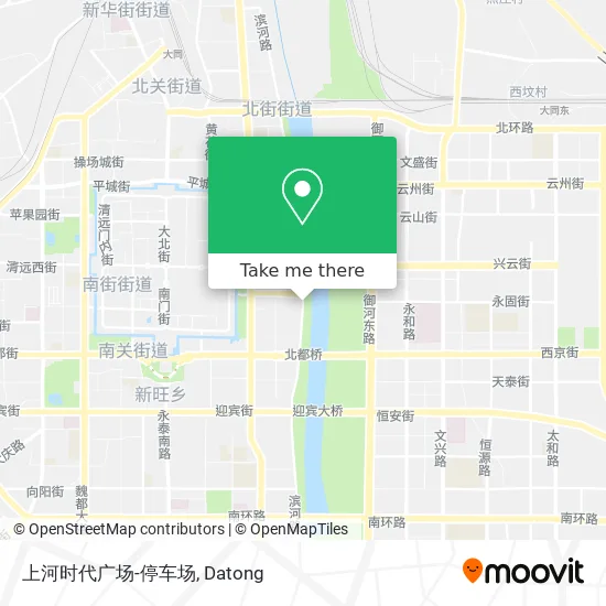 上河时代广场-停车场 map