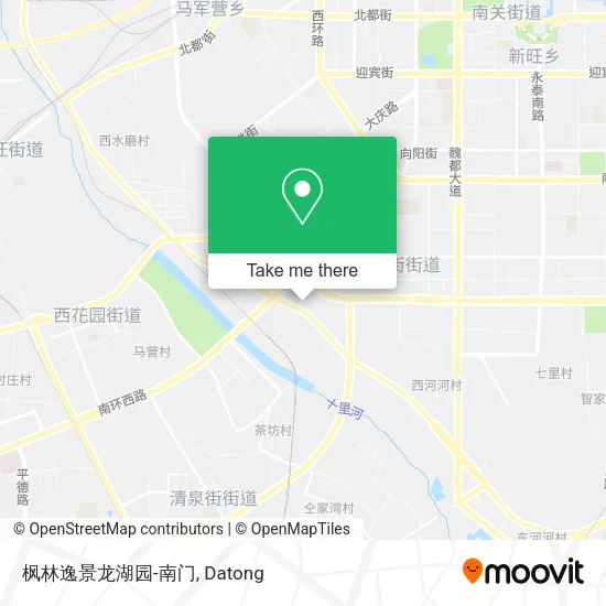 枫林逸景龙湖园-南门 map
