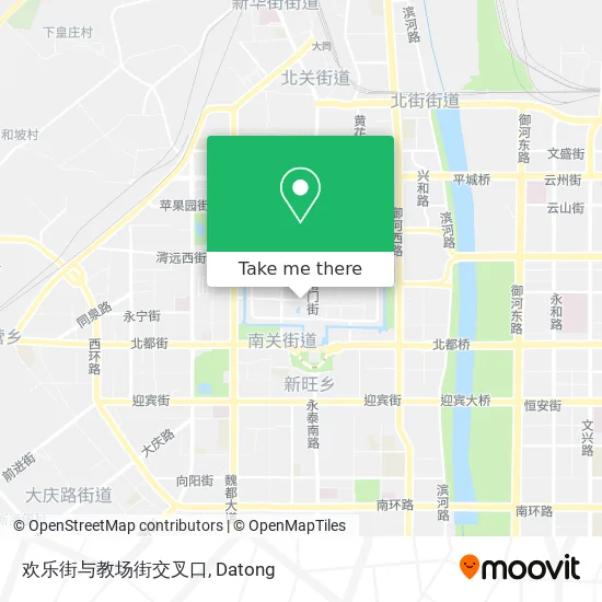 欢乐街与教场街交叉口 map
