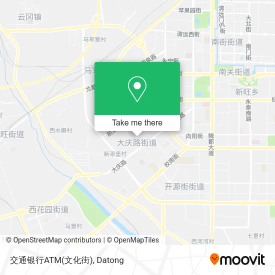 交通银行ATM(文化街) map