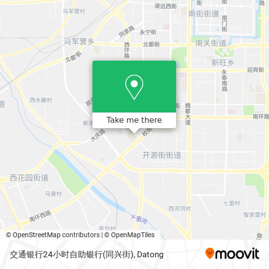 交通银行24小时自助银行(同兴街) map