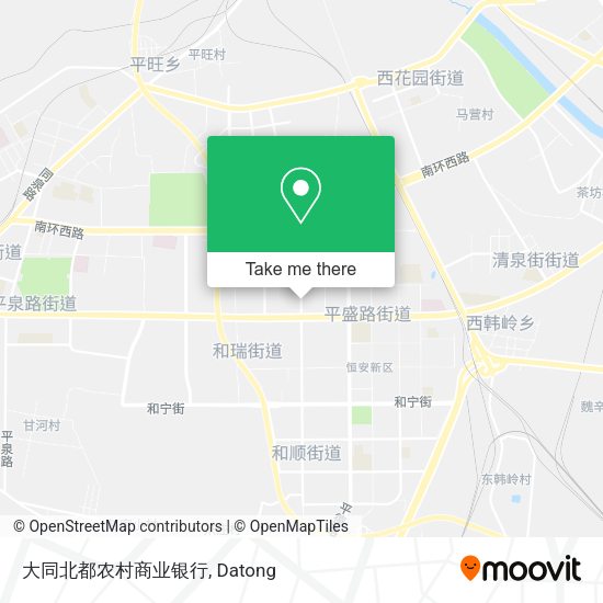 大同北都农村商业银行 map