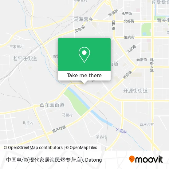 中国电信(现代家居海民煜专营店) map