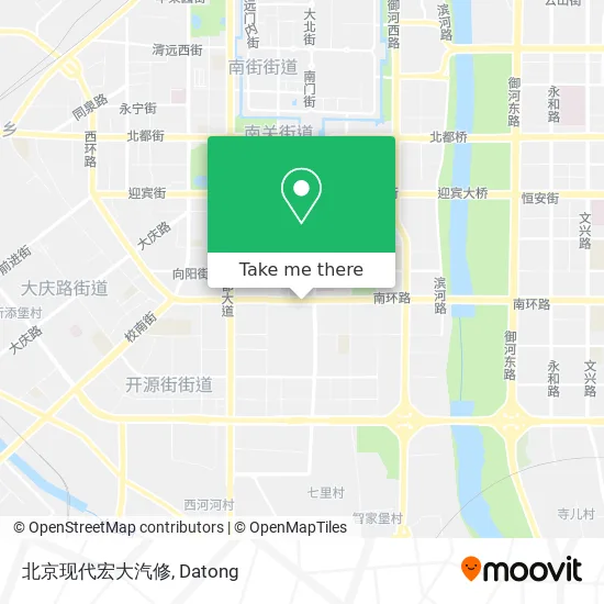 北京现代宏大汽修 map