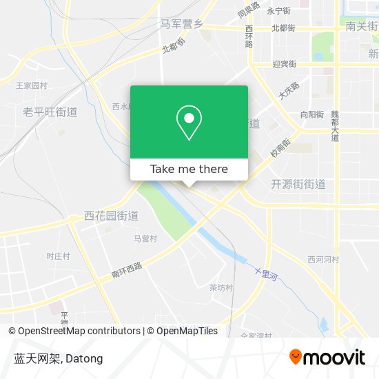 蓝天网架 map