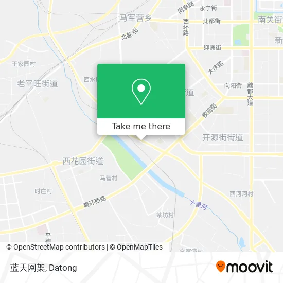 蓝天网架 map