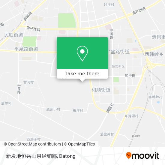 新发地恒岳山泉经销部 map